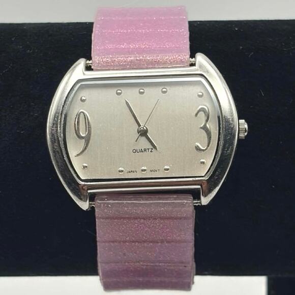 Pink & Silver Glitter Watch - Picture 2 of 5